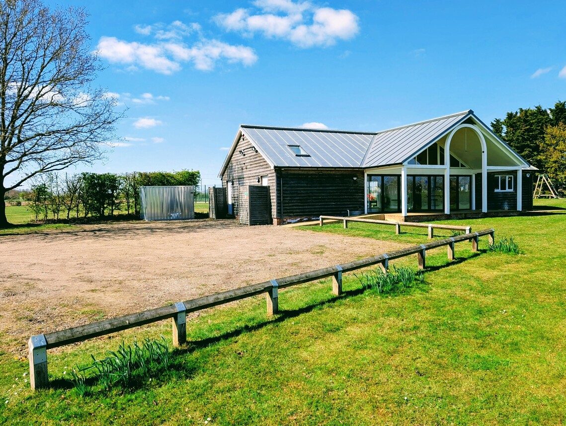 Pavilion & car park