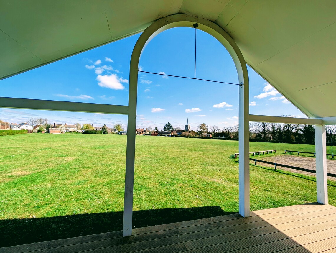 View from the pavilion