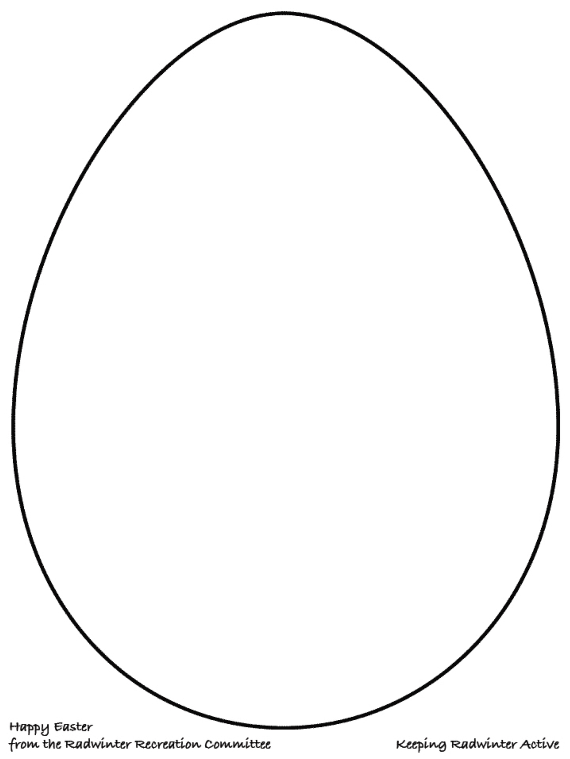 Radwinter Egg